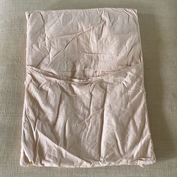 Anthropologie Peach Colored Standard Pillow Shams (2) - Picture 3 of 3